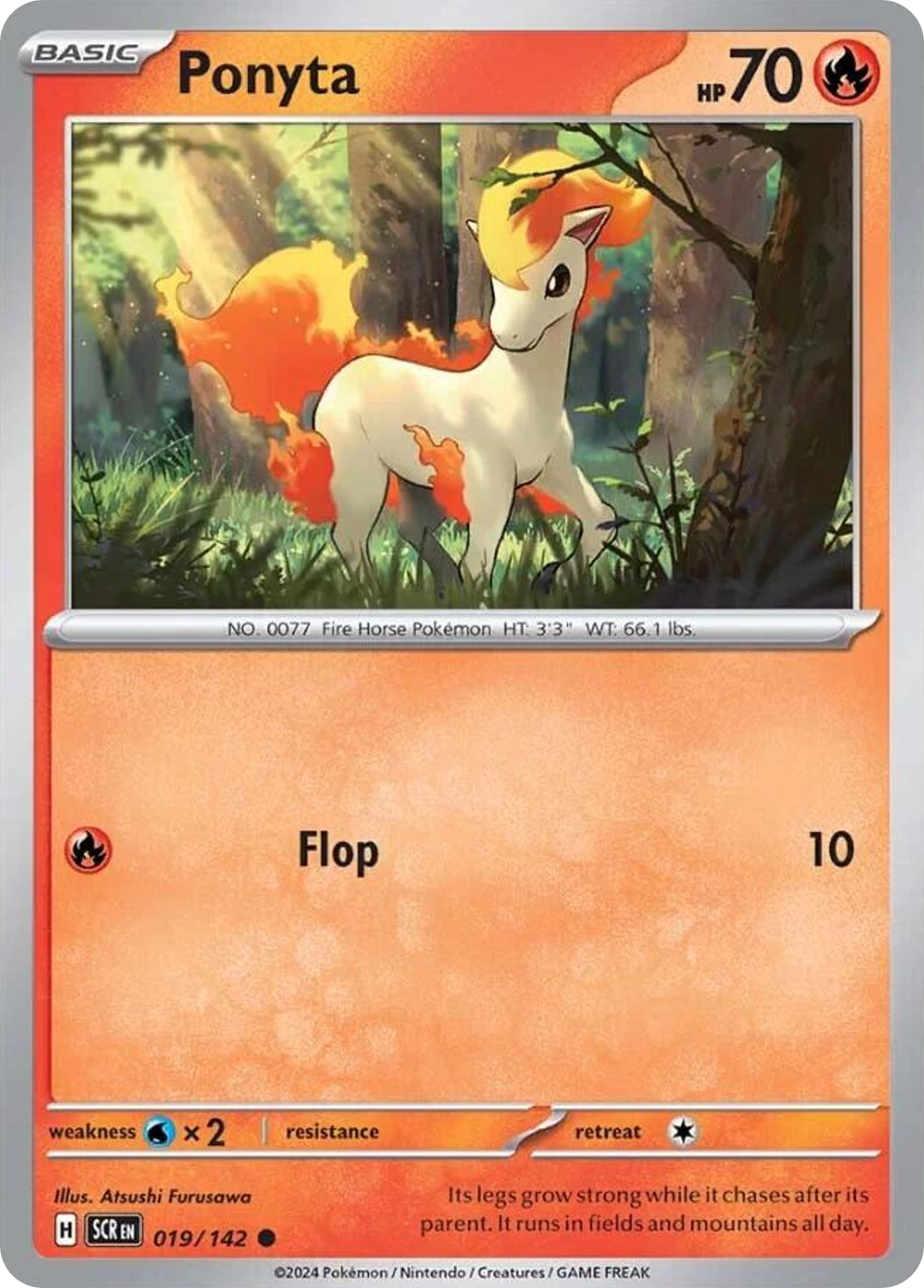 Stellar Crown Ponyta #19/142